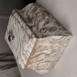 Old World Faux Limestone Jewelry Armoire/Treasure Chest